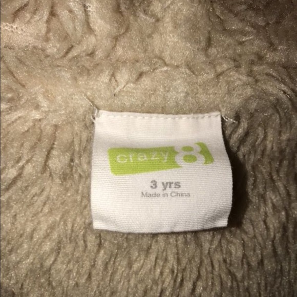 Girls Pink crazy 8 jacket size 3 - Picture 2 of 4